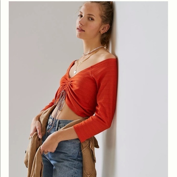 Anthropologie Sabrina Cinched Top. Size Large. New With Tags - Picture 1 of 7